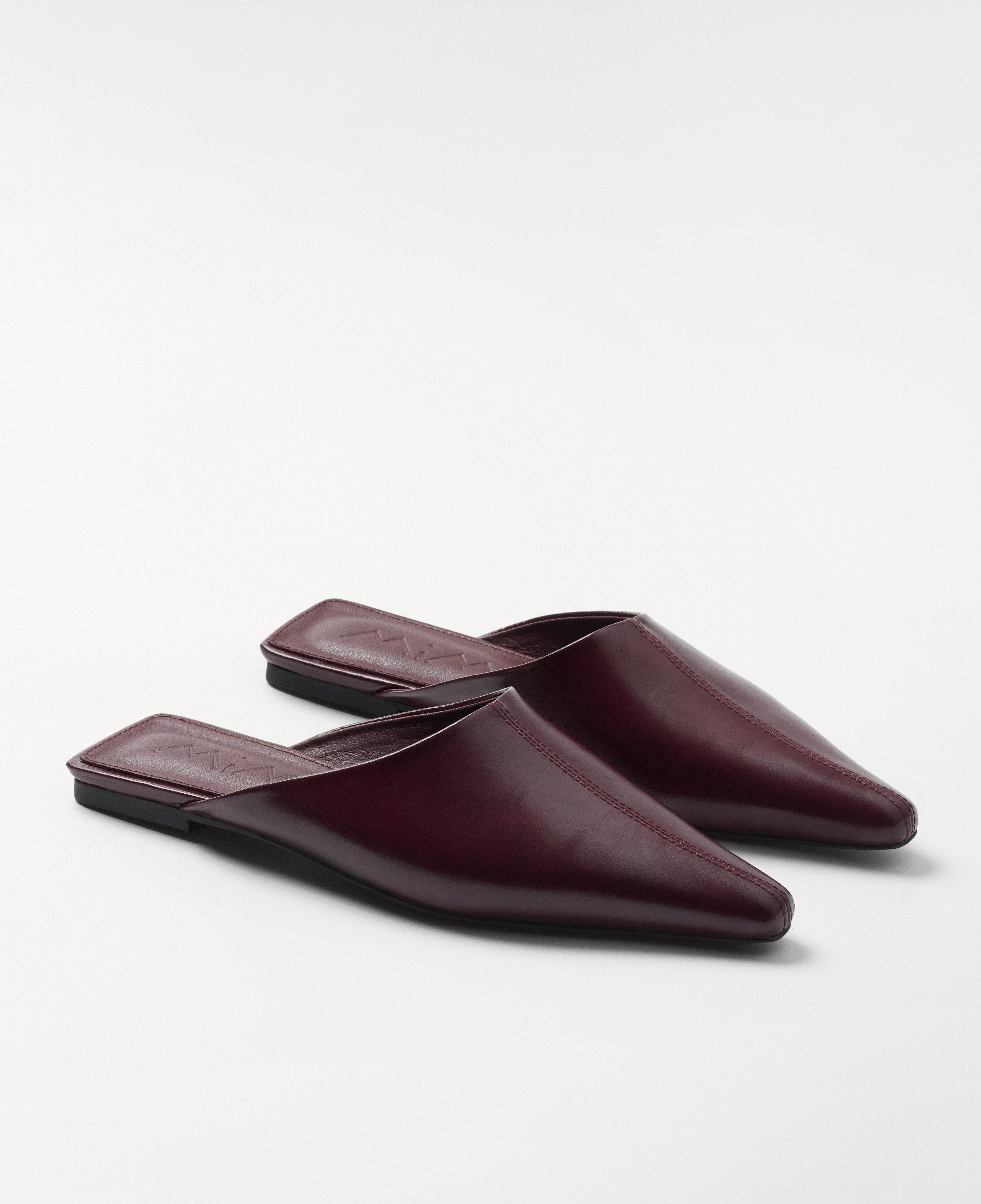 Mim shoes Zapato plano PASH BURDEOS