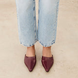 Mim shoes Zapato plano PASH BURDEOS