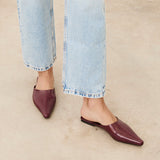 Mim shoes Zapato plano PASH BURDEOS