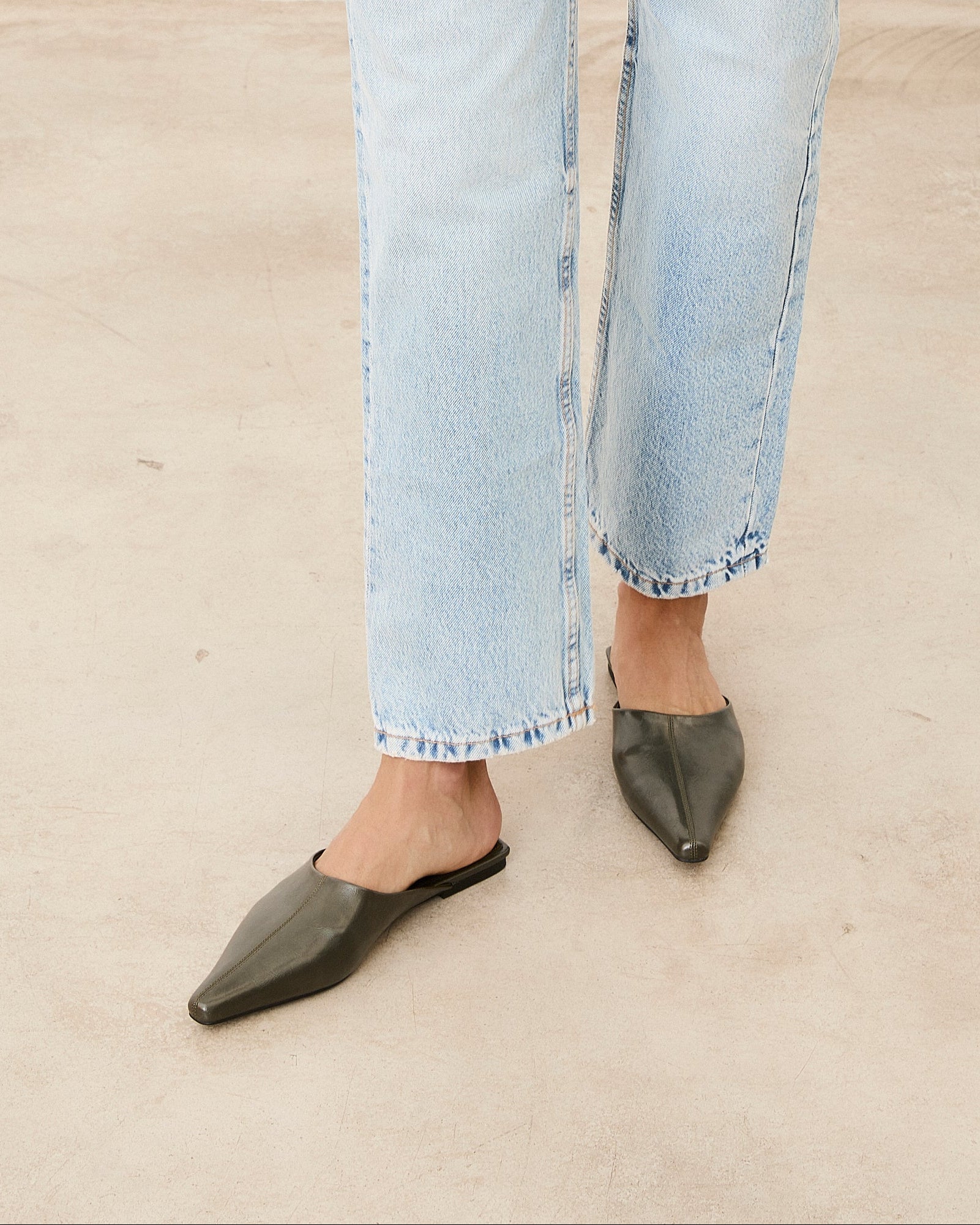 Mim shoes Zapato plano PASH KAKI