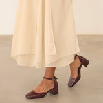 MIM Tacón Cerrado AMBER BURDEOS