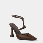 MIM Tacón cerrado DANIELLE CHOCOLATE SATIN