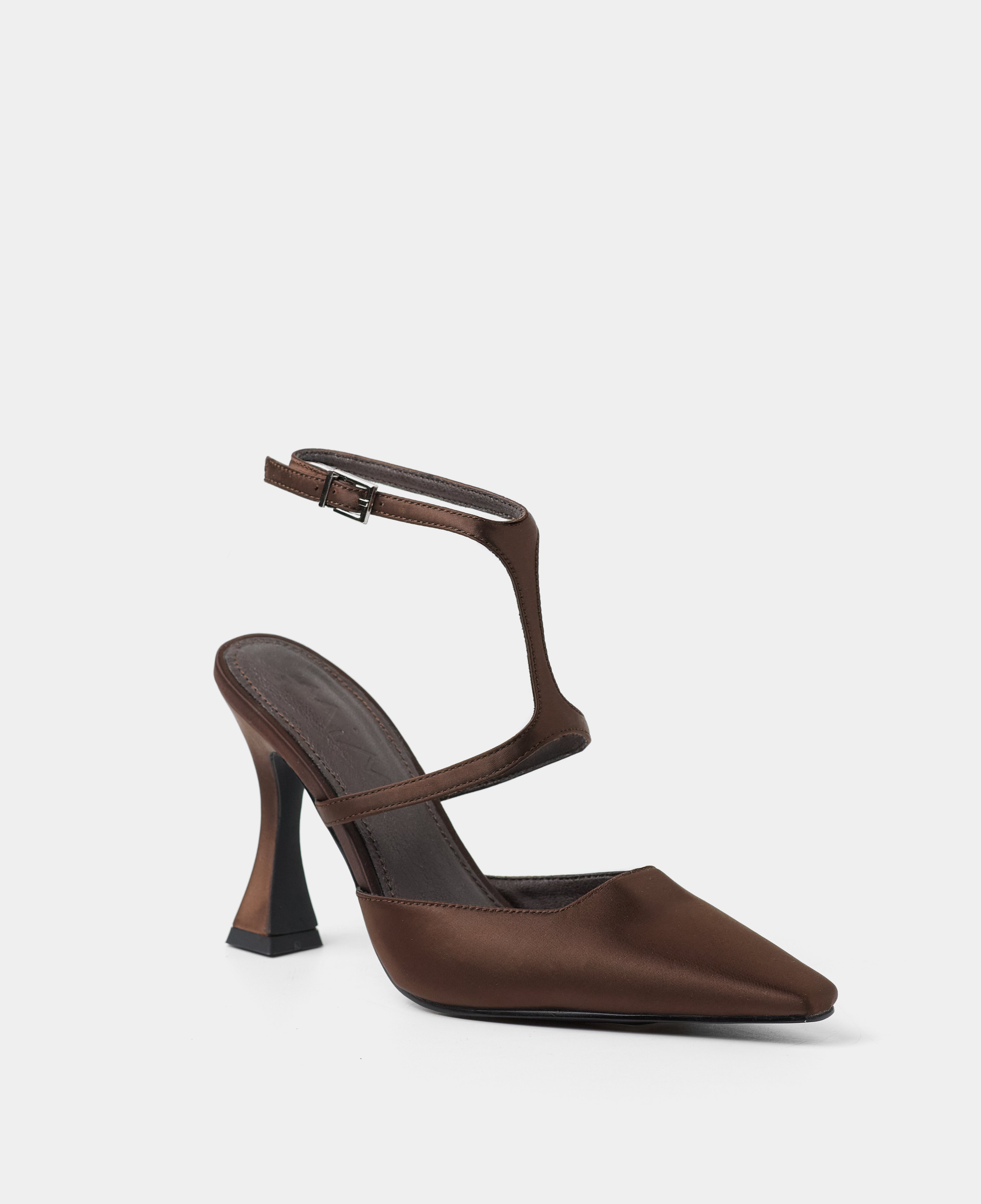 MIM Tacón cerrado DANIELLE CHOCOLATE SATIN