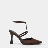 MIM Tacón cerrado DANIELLE CHOCOLATE SATIN
