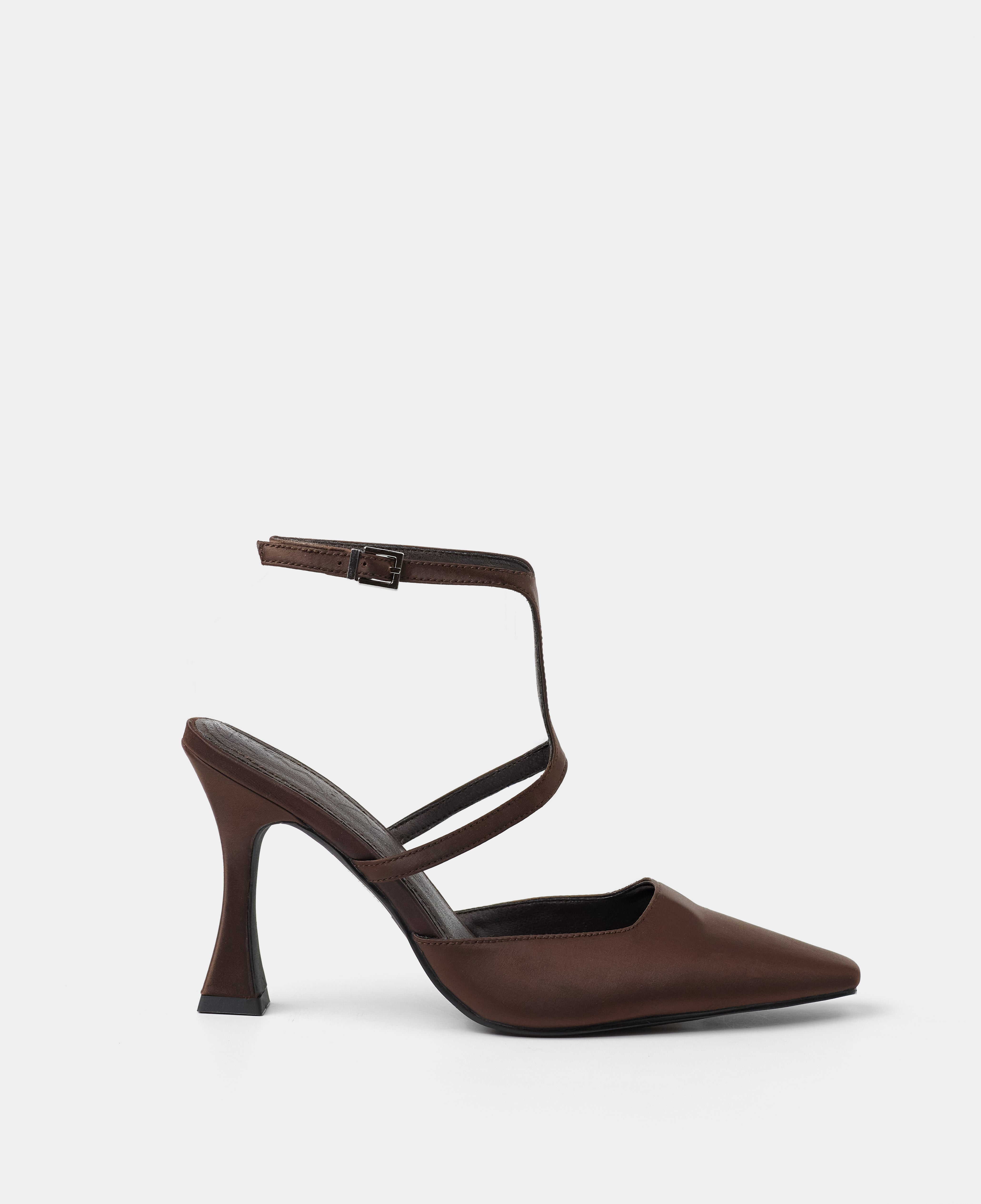 MIM Tacón cerrado DANIELLE CHOCOLATE SATIN