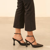 MIM Tacón Cerrado DANIELLE NEGRO SATIN