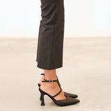 MIM Tacón Cerrado DANIELLE NEGRO SATIN