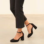 MIM Tacón Cerrado LU NEGRO SUEDE