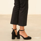 MIM Tacón Cerrado LU NEGRO SUEDE