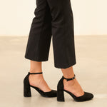 MIM Tacón Cerrado LU NEGRO SUEDE