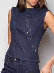 MIM Top TOP BARNY AZUL MARINO