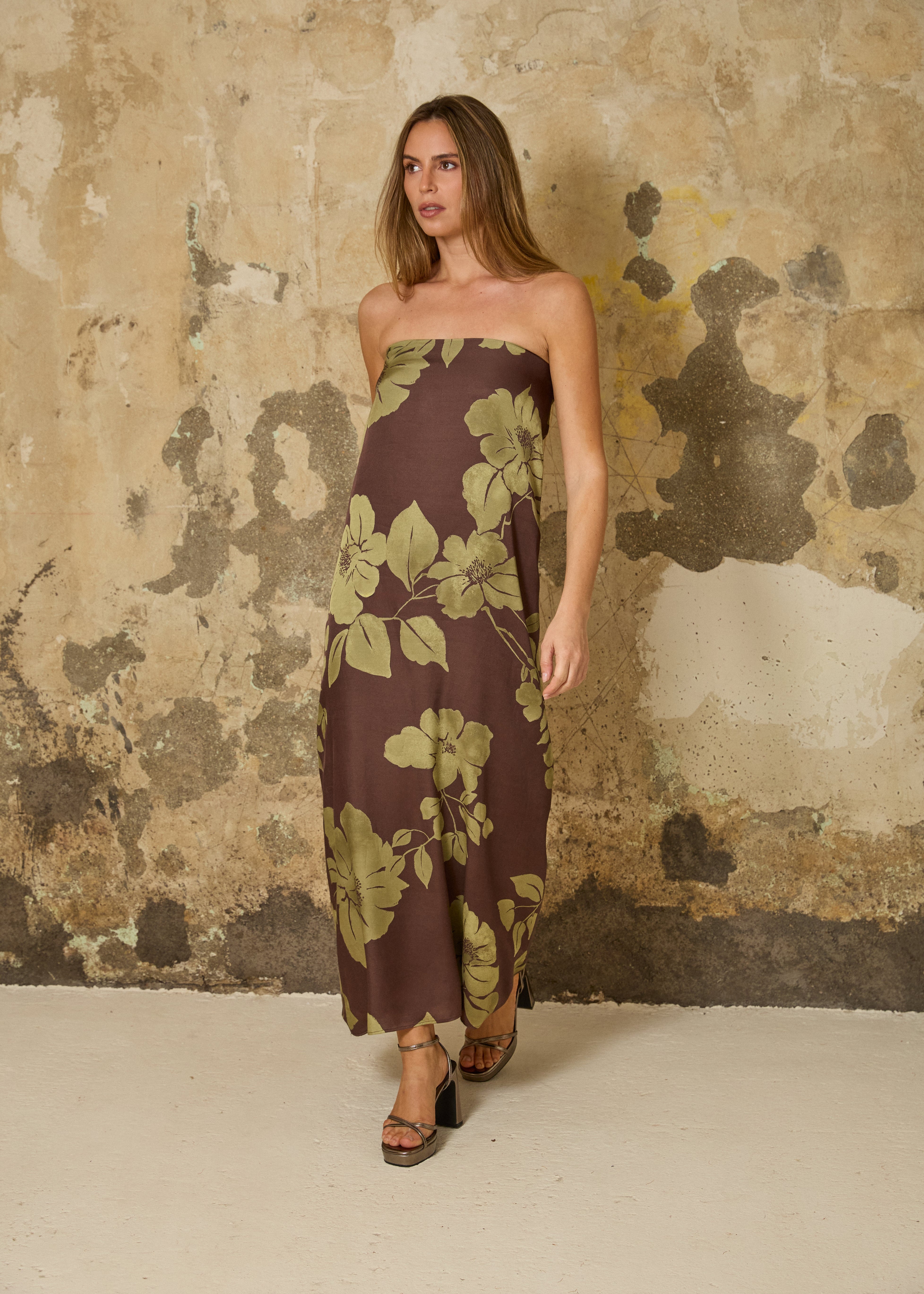 MIM Vestido VESTIDO JOLIE CHOCOLATE