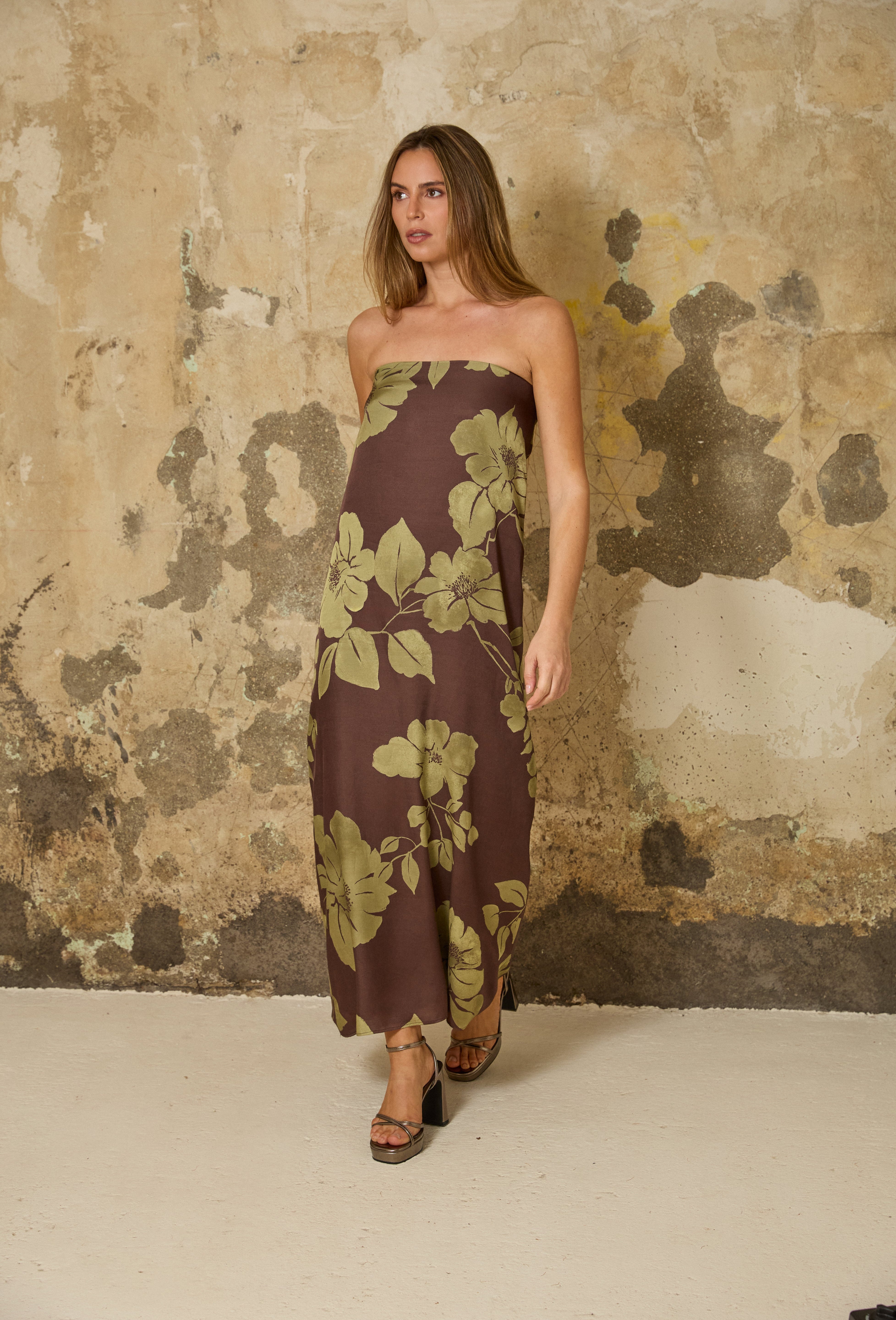 MIM Vestido VESTIDO JOLIE CHOCOLATE