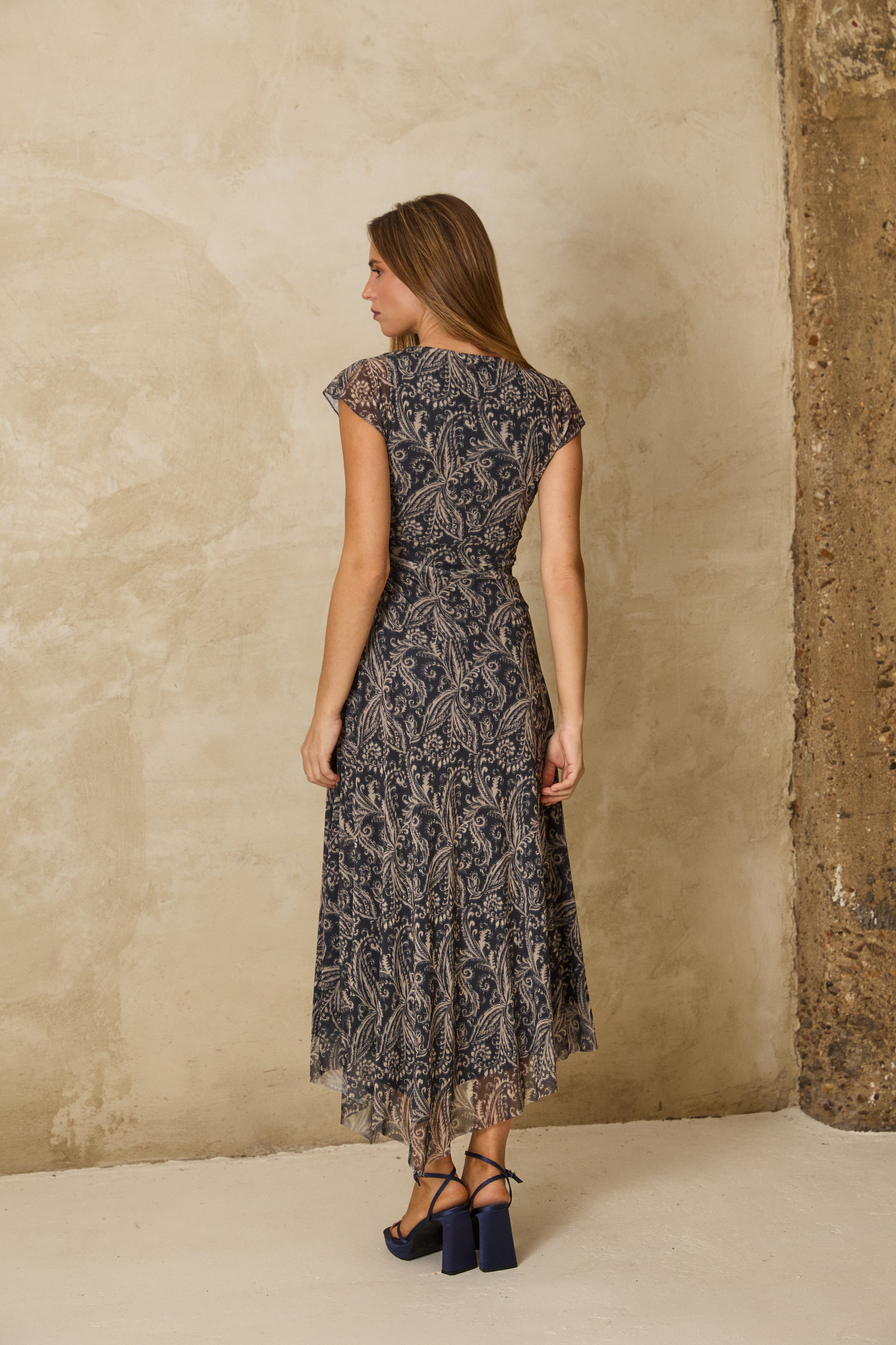 MIM Vestido VESTIDO MANU AZUL MARINO