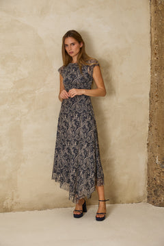 MIM Vestido VESTIDO MANU AZUL MARINO