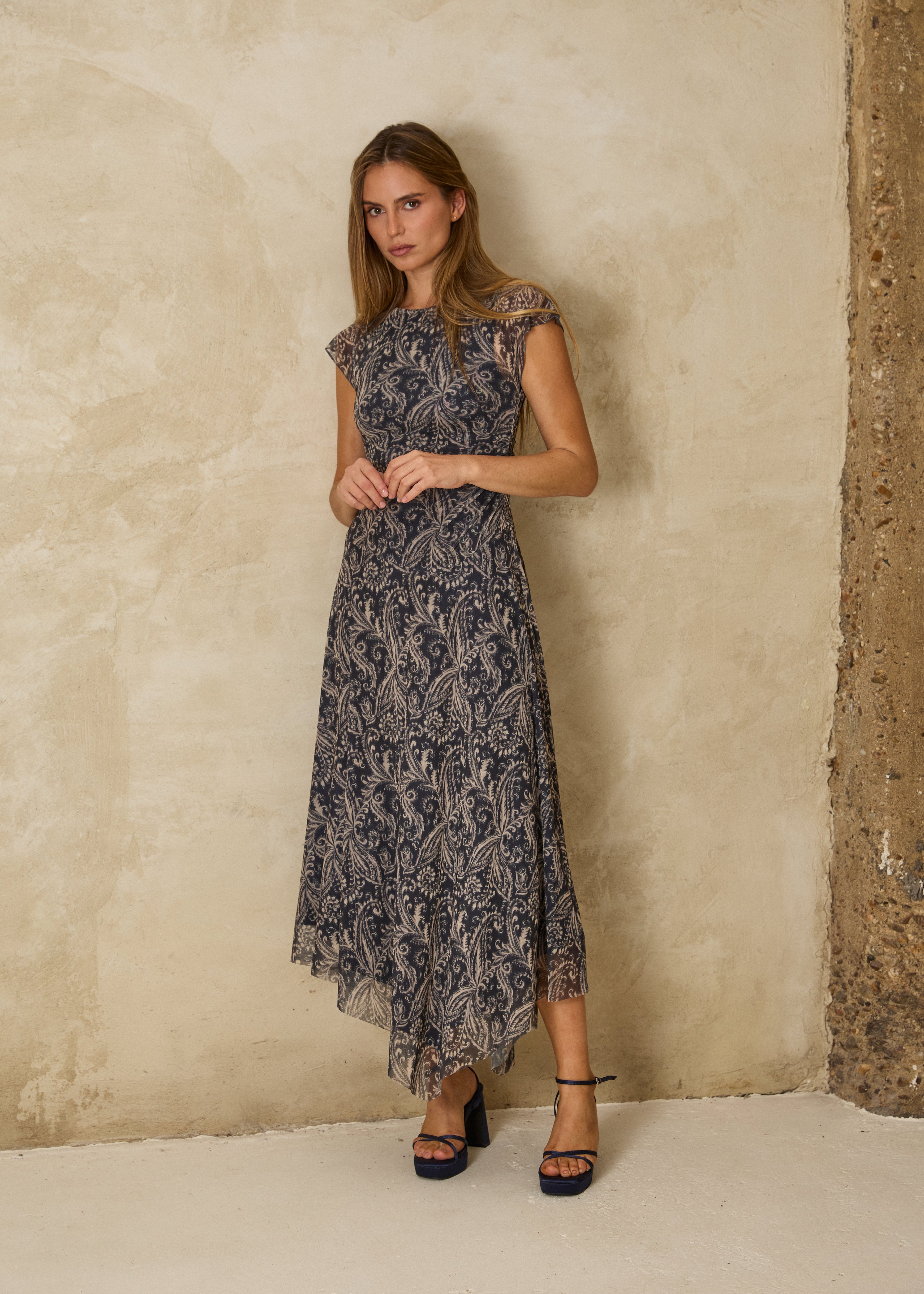 MIM Vestido VESTIDO MANU AZUL MARINO