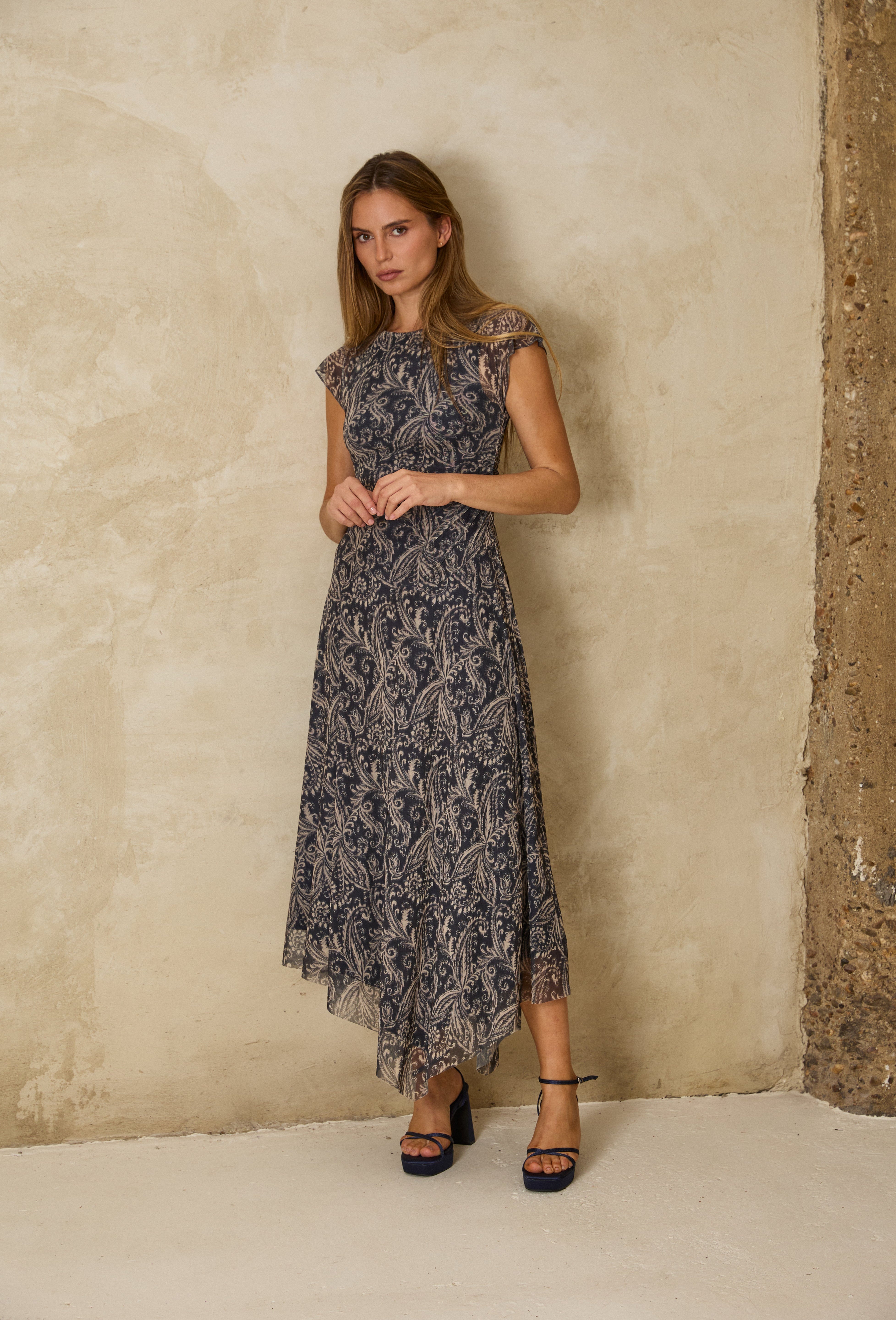 MIM Vestido VESTIDO MANU AZUL MARINO