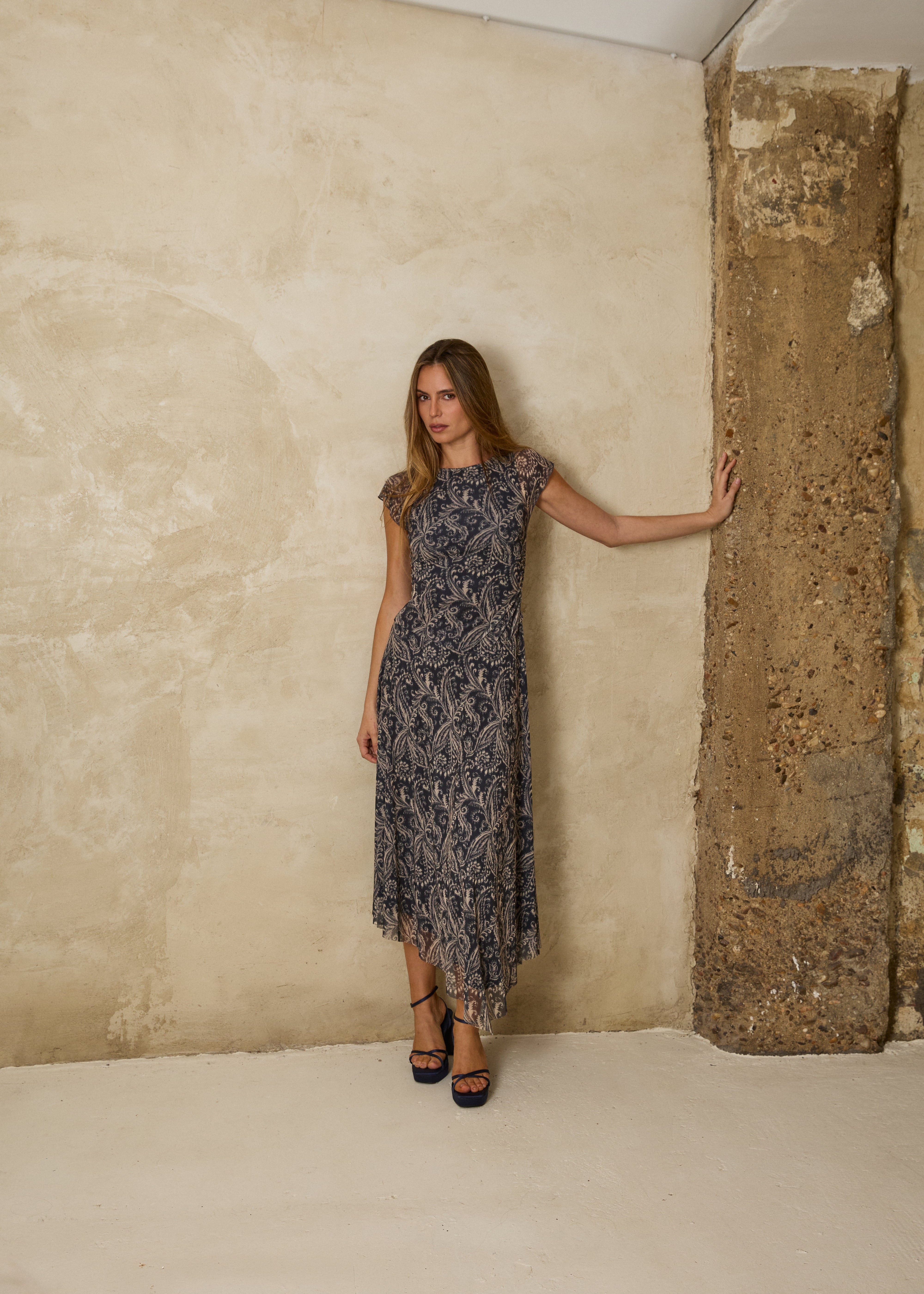 MIM Vestido VESTIDO MANU AZUL MARINO