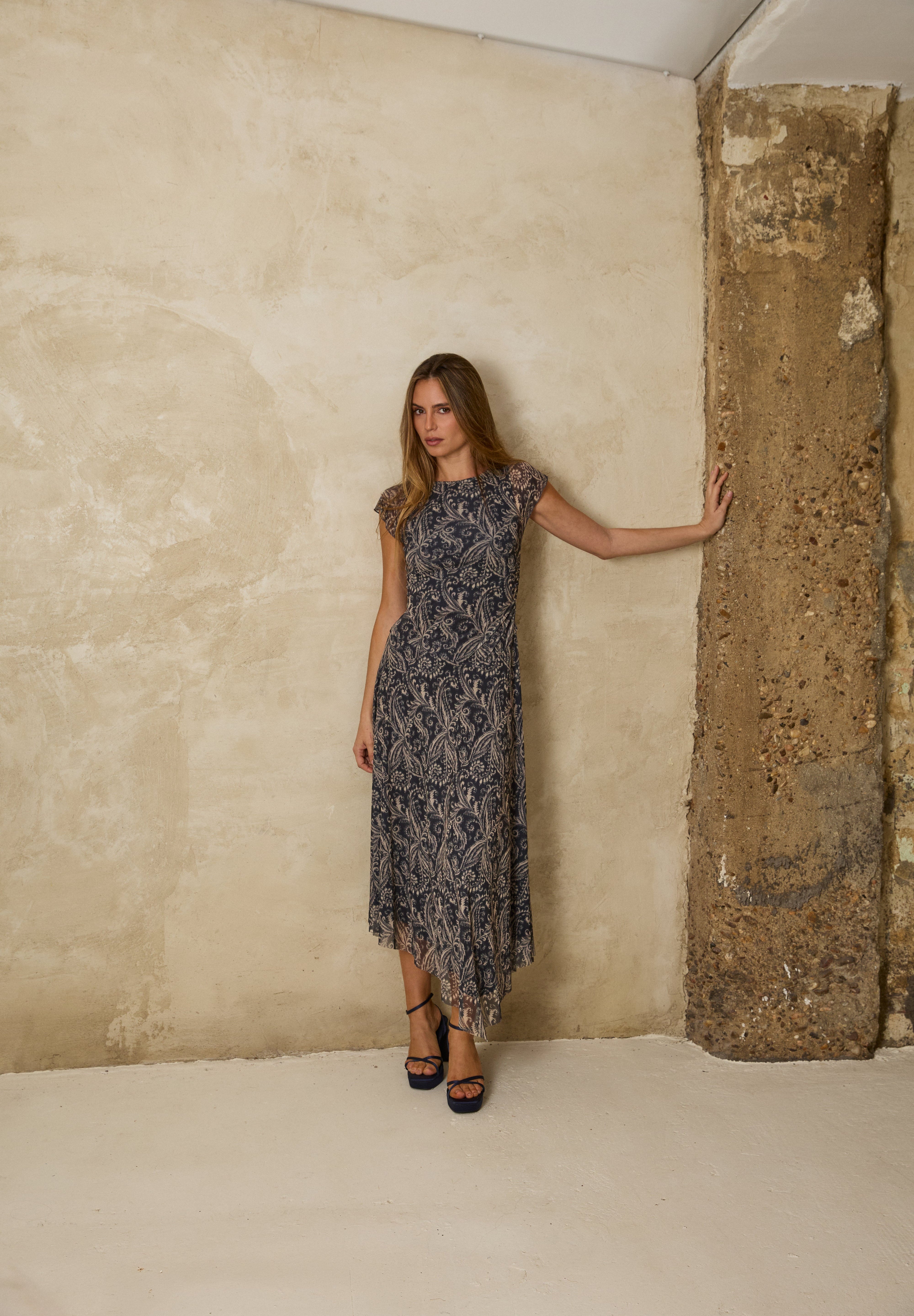 MIM Vestido VESTIDO MANU AZUL MARINO