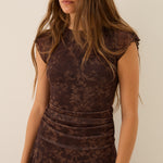 MIM Vestido VESTIDO MANUELA CHOCOLATE