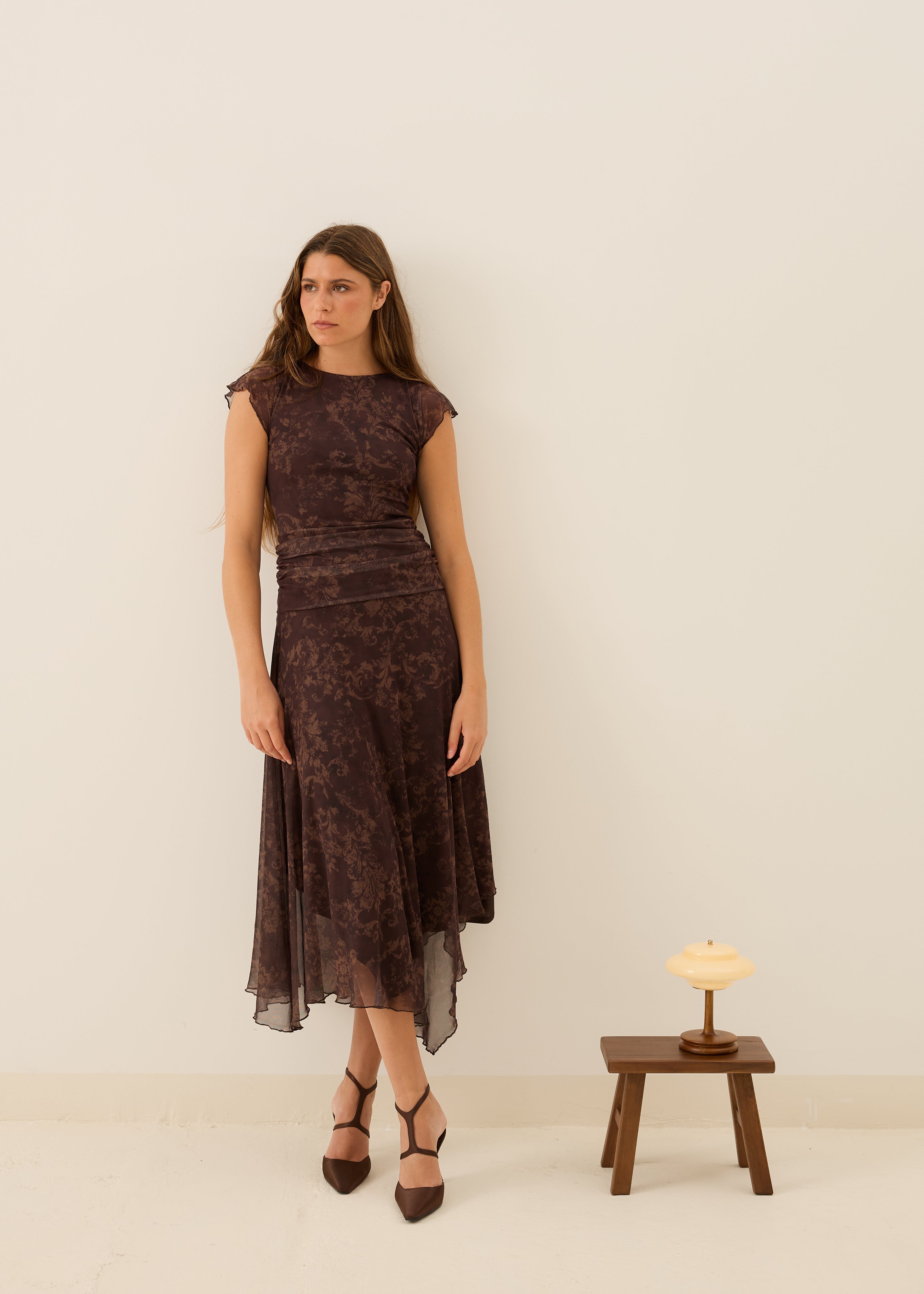MIM Vestido VESTIDO MANUELA CHOCOLATE