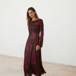 MIM Vestido VESTIDO NOON BURDEOS