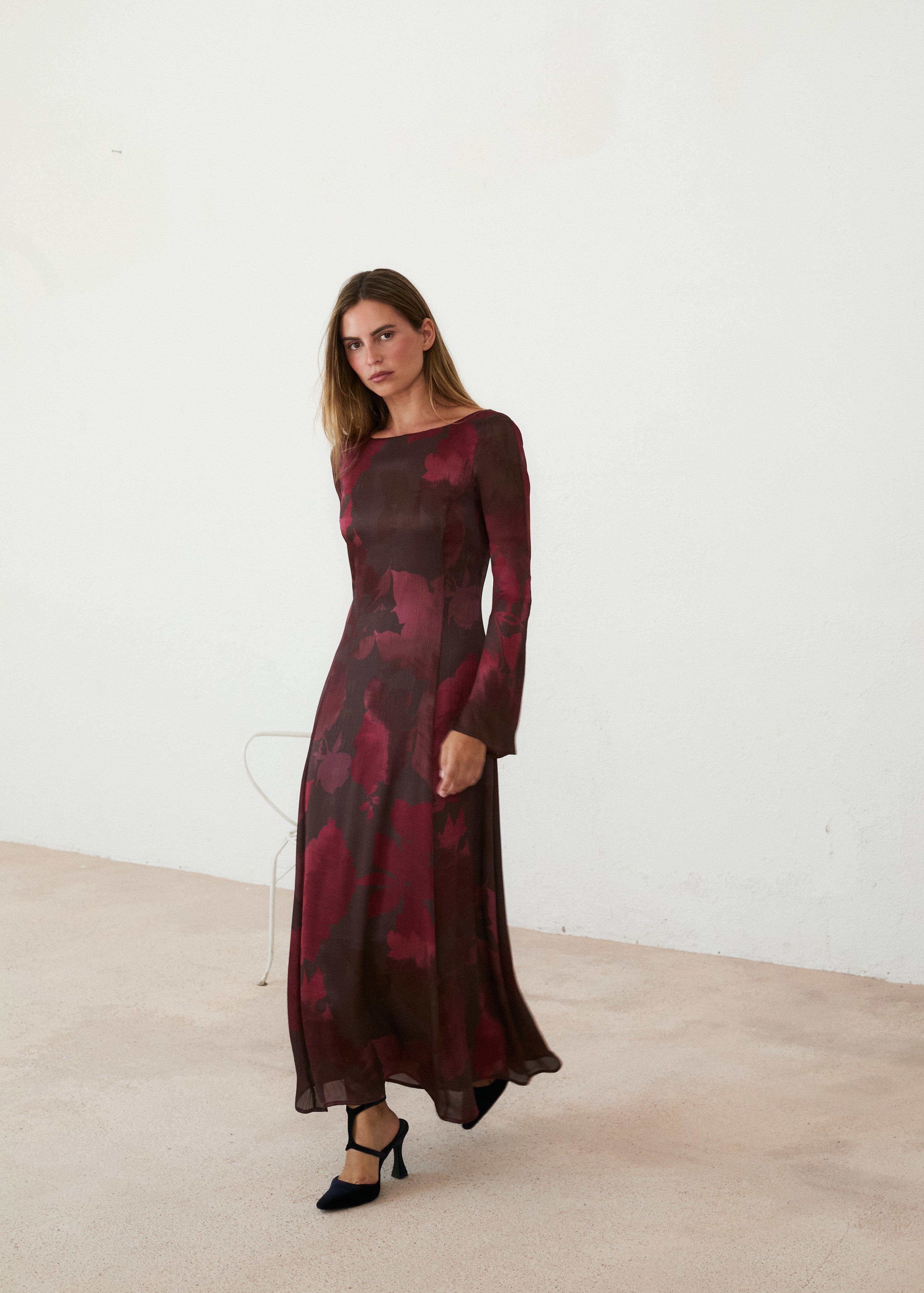 MIM Vestido VESTIDO NOON BURDEOS