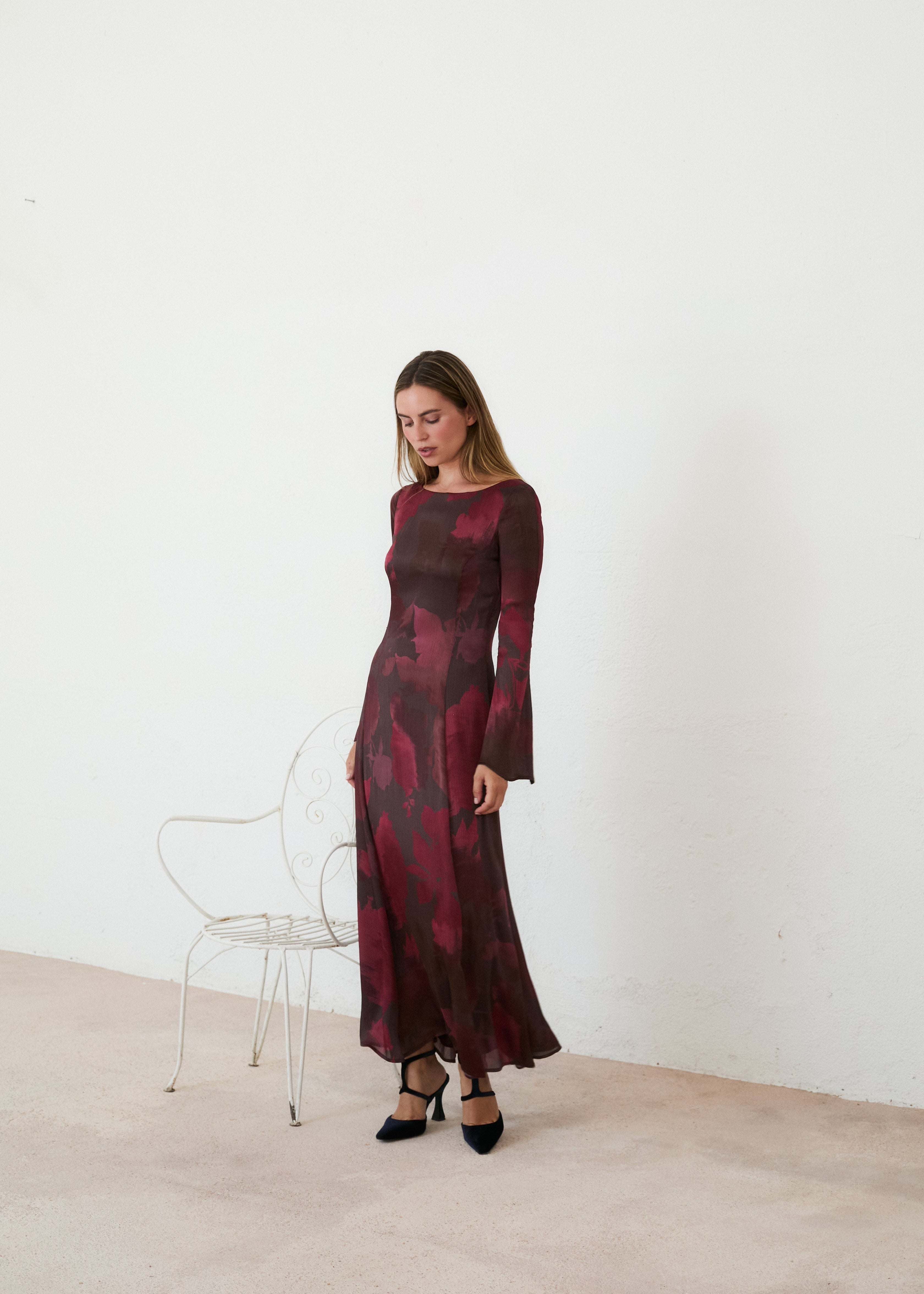 MIM Vestido VESTIDO NOON BURDEOS
