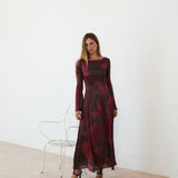 MIM Vestido VESTIDO NOON BURDEOS