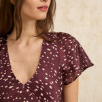 MIM Vestido VESTIDO PALERMO BERENJENA