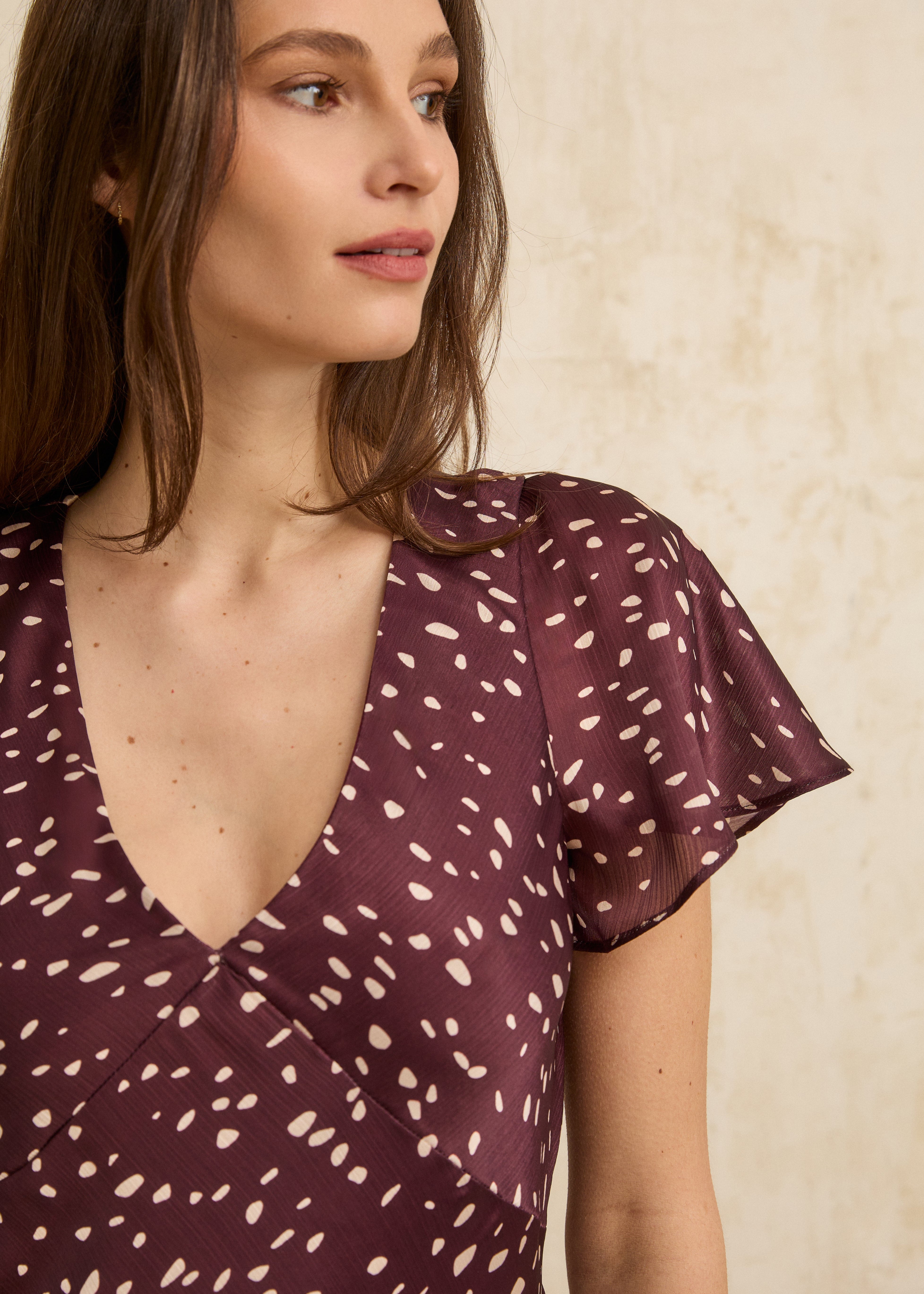MIM Vestido VESTIDO PALERMO BERENJENA