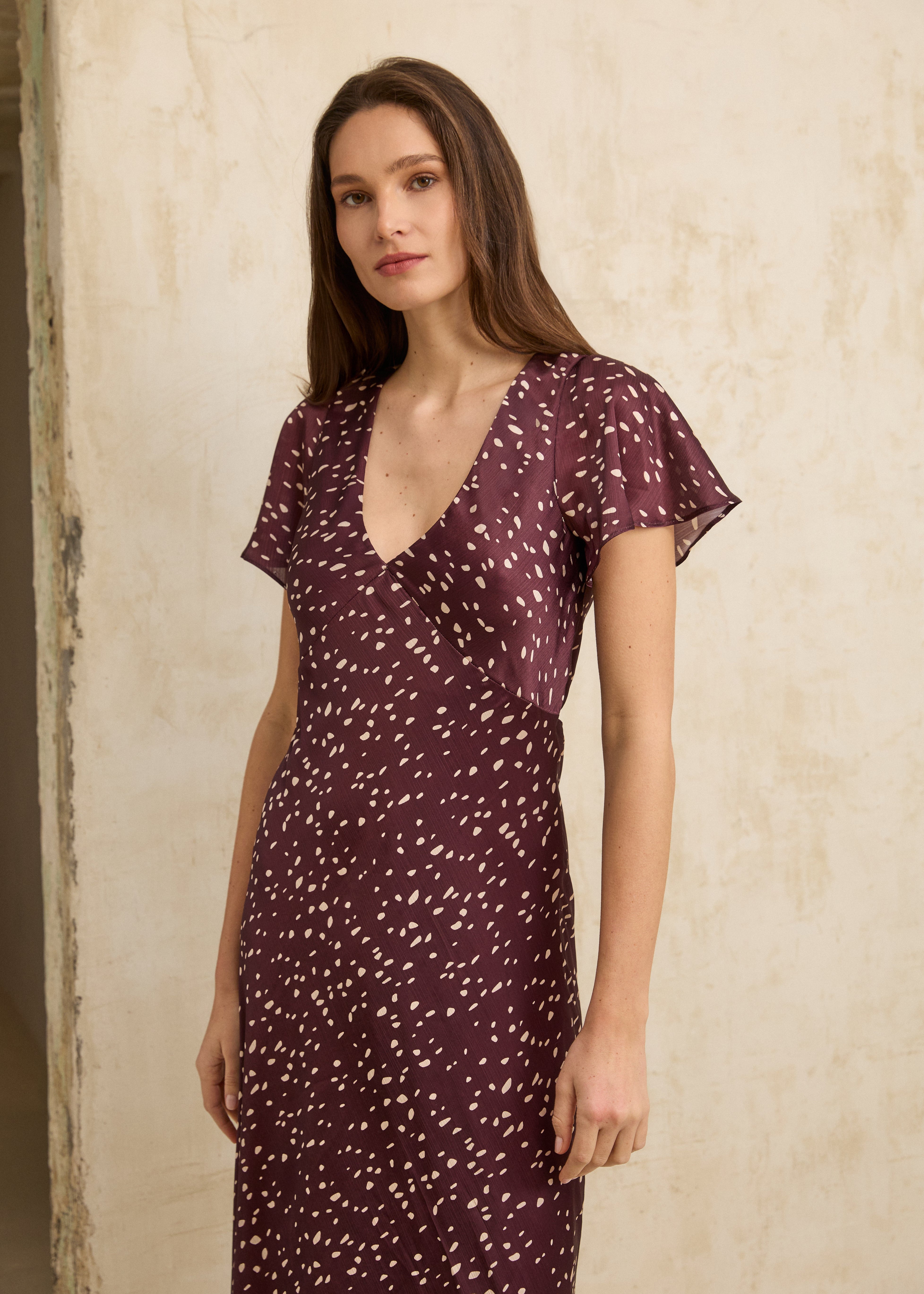 MIM Vestido VESTIDO PALERMO BERENJENA