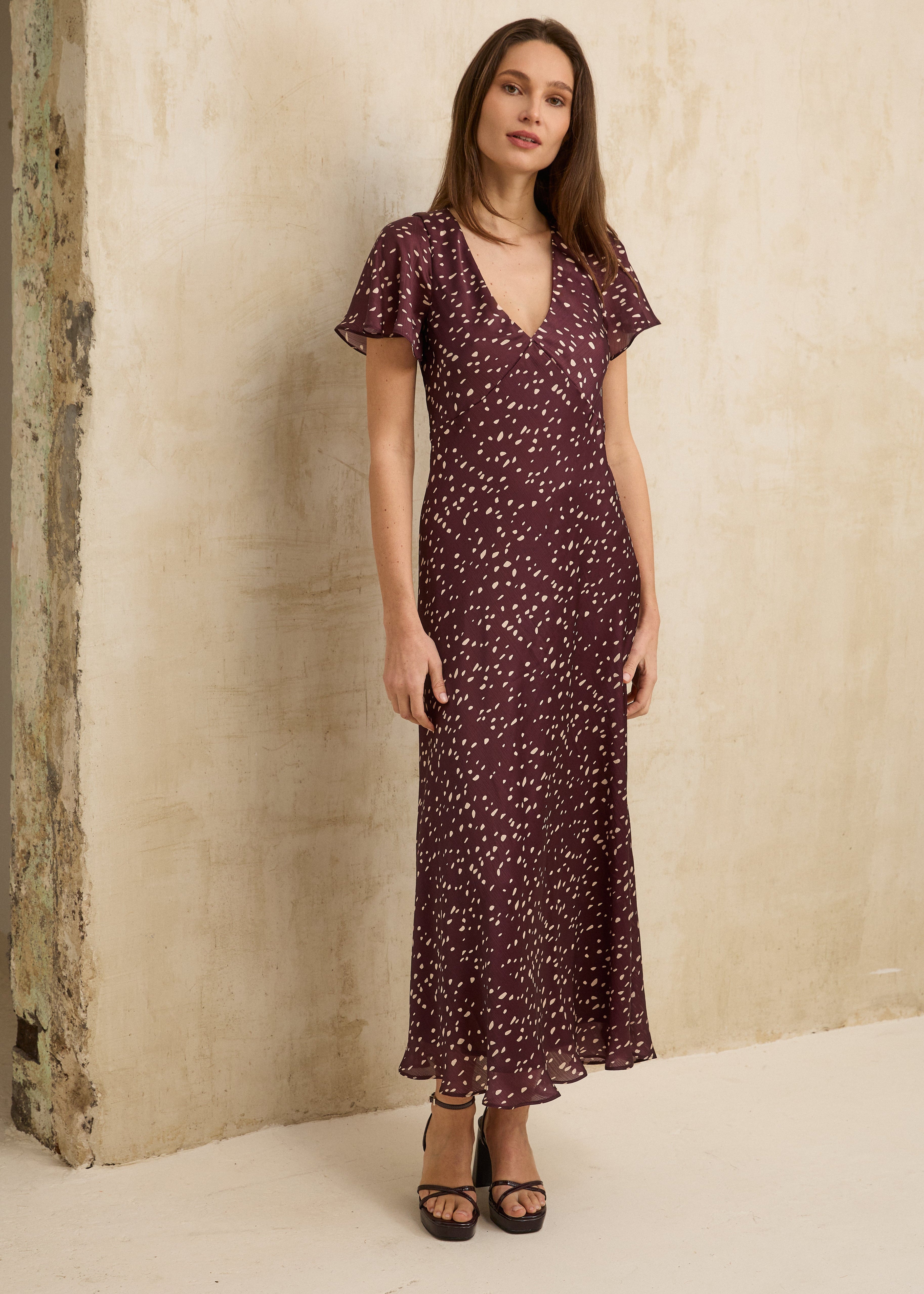 MIM Vestido VESTIDO PALERMO BERENJENA