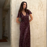 MIM Vestido VESTIDO PALERMO BERENJENA