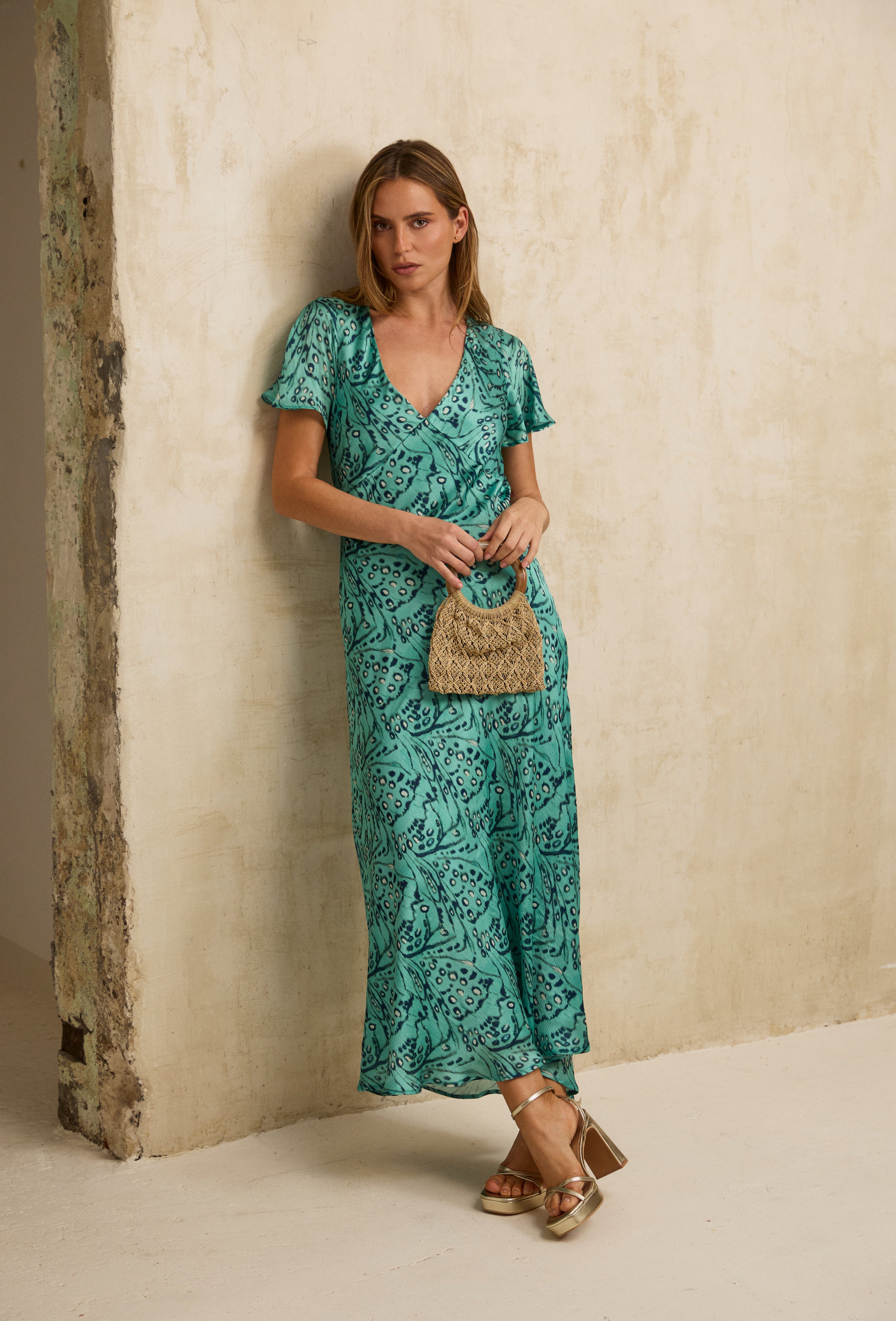 MIM Vestido VESTIDO PALERMO TURQUESA