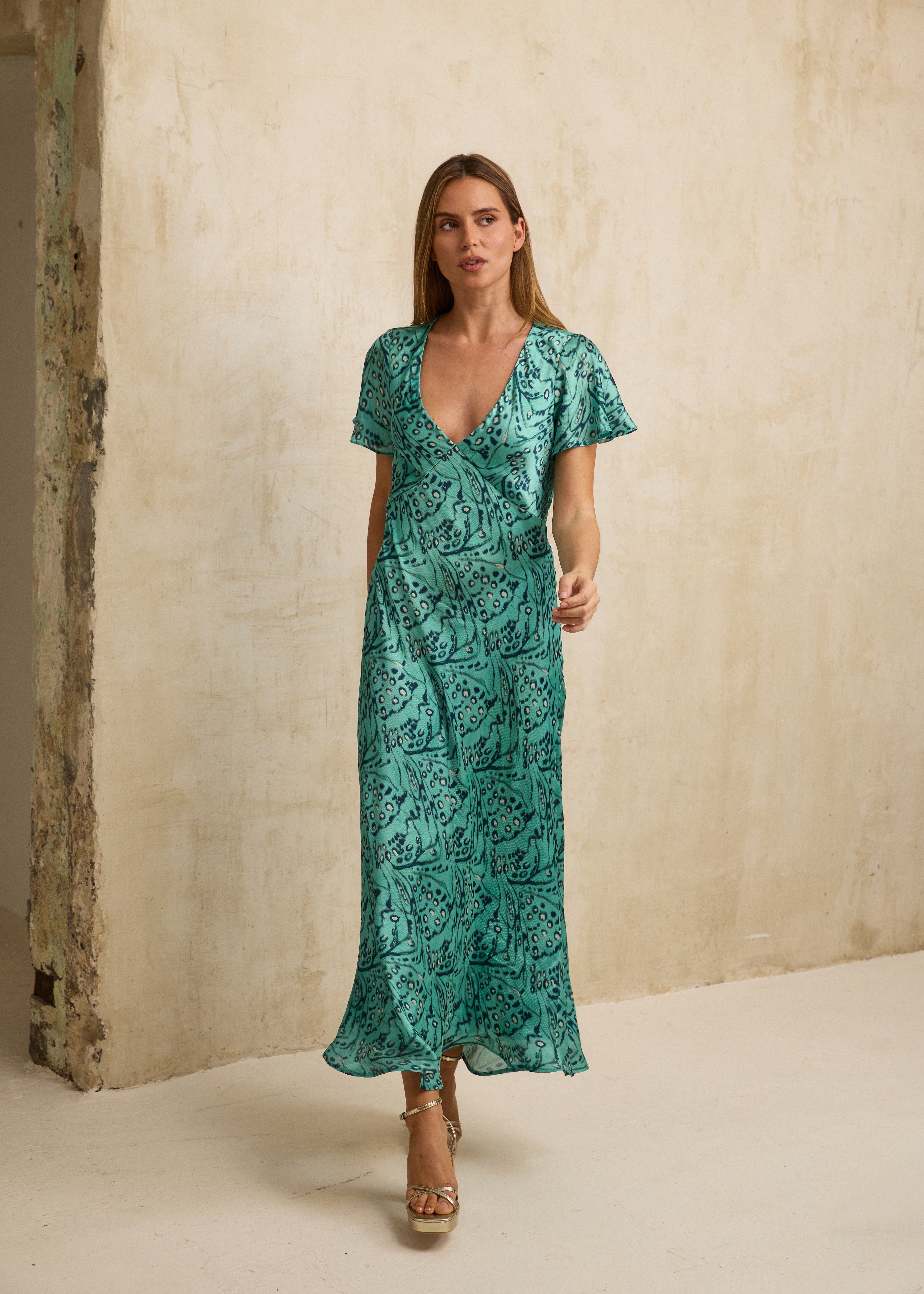 MIM Vestido VESTIDO PALERMO TURQUESA