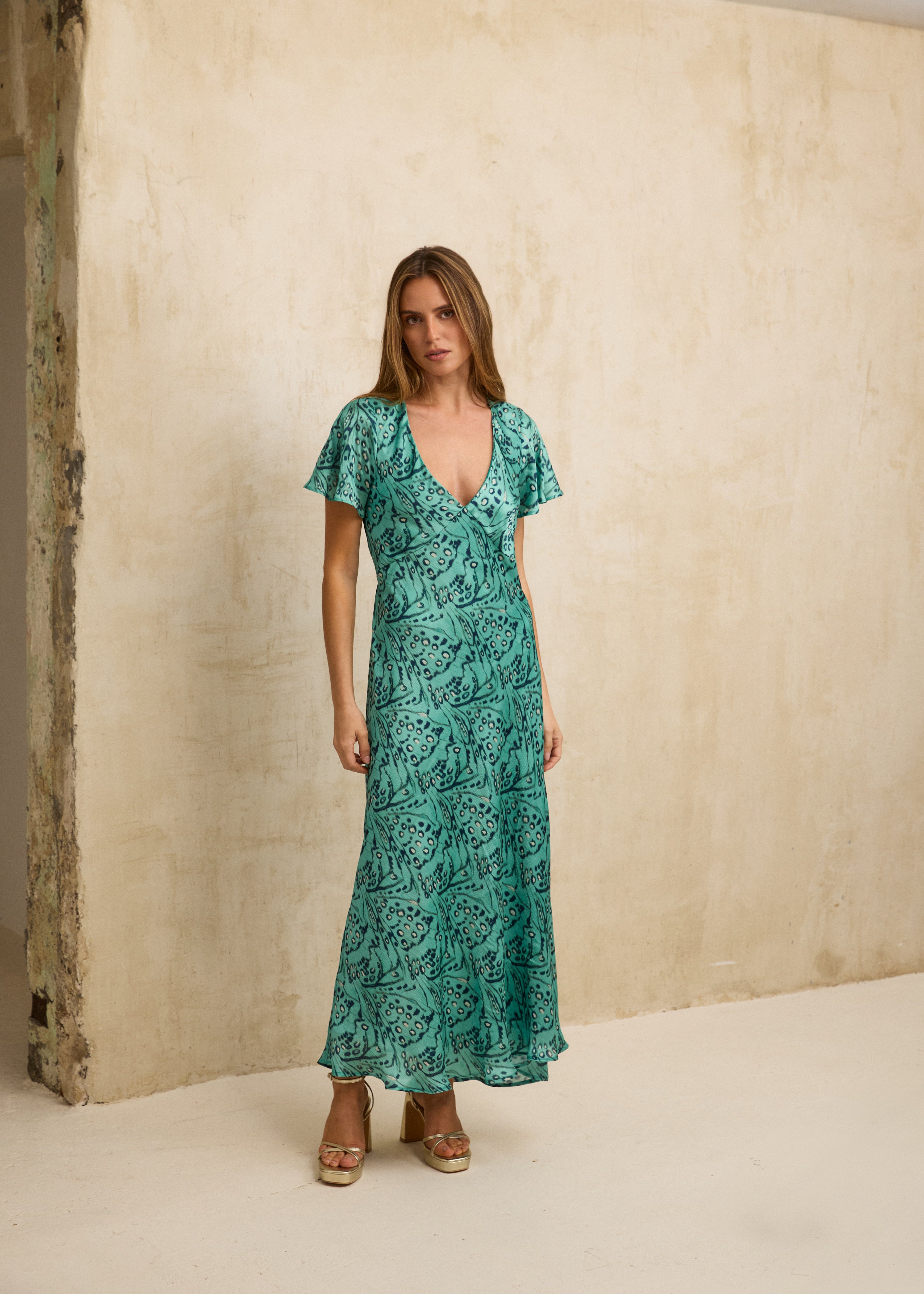 MIM Vestido VESTIDO PALERMO TURQUESA