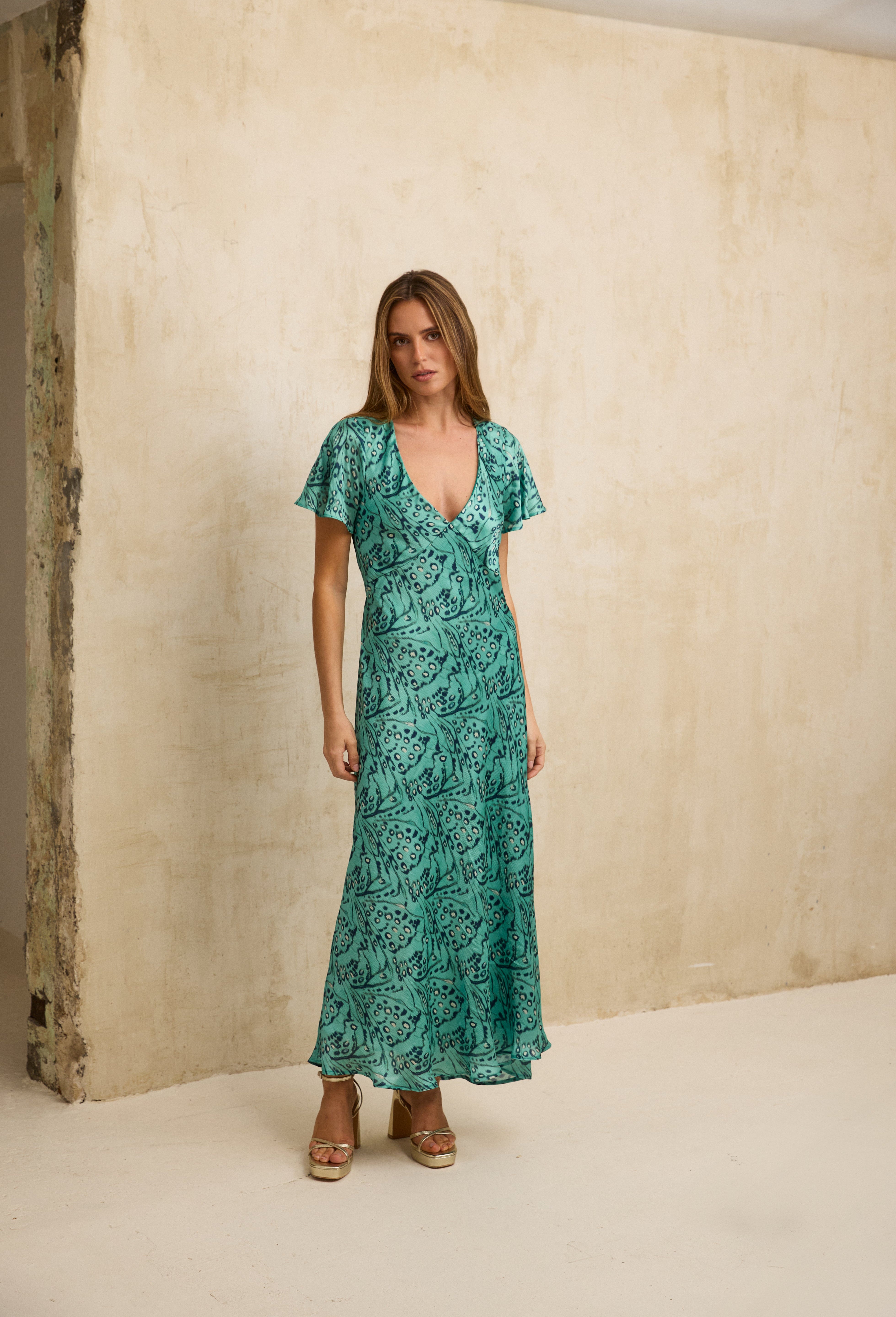 MIM Vestido VESTIDO PALERMO TURQUESA