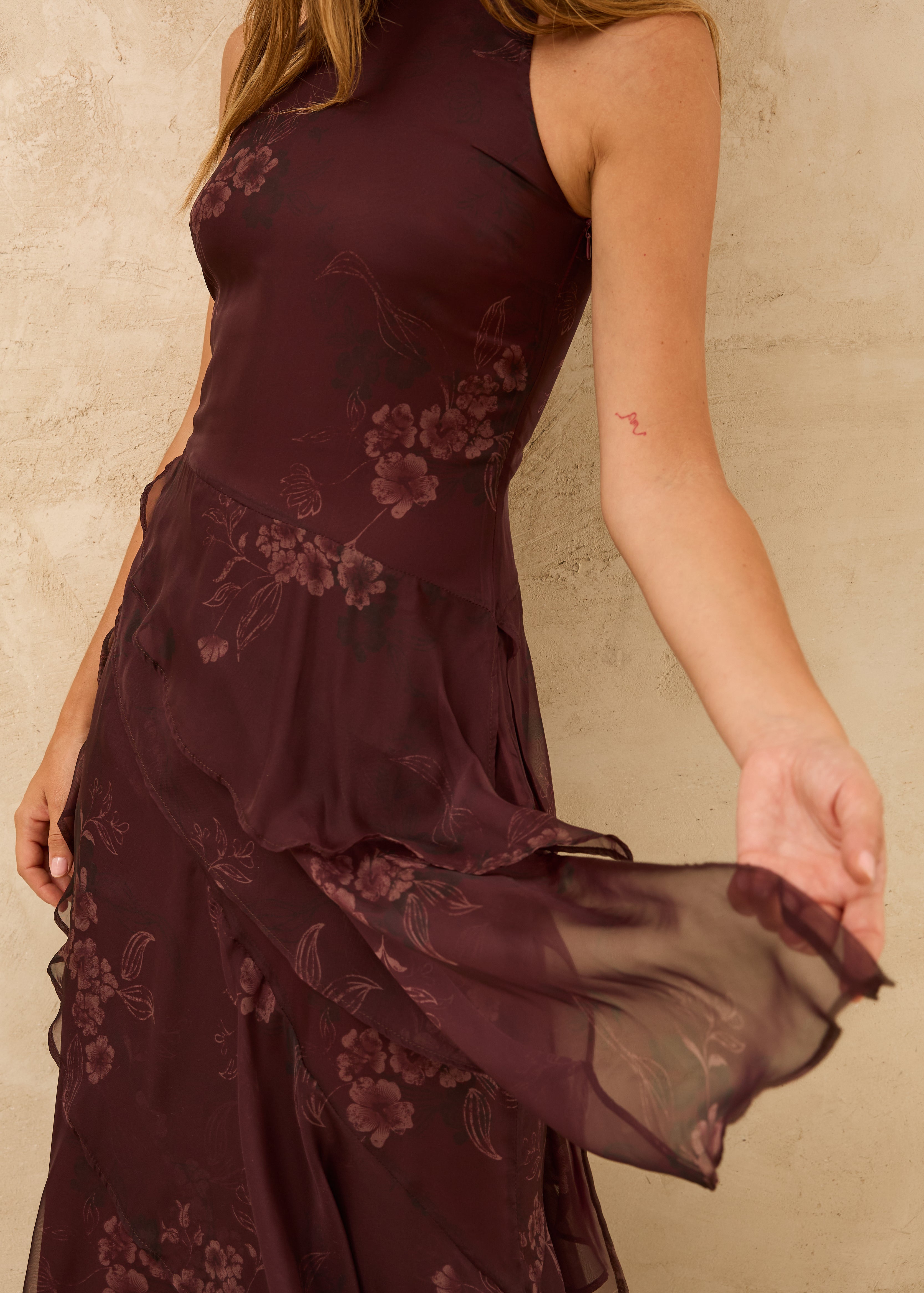 MIM Vestido VESTIDO VERNA BERENJENA