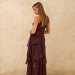 MIM Vestido VESTIDO VERNA BERENJENA