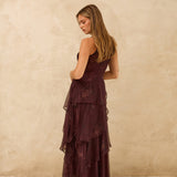 MIM Vestido VESTIDO VERNA BERENJENA