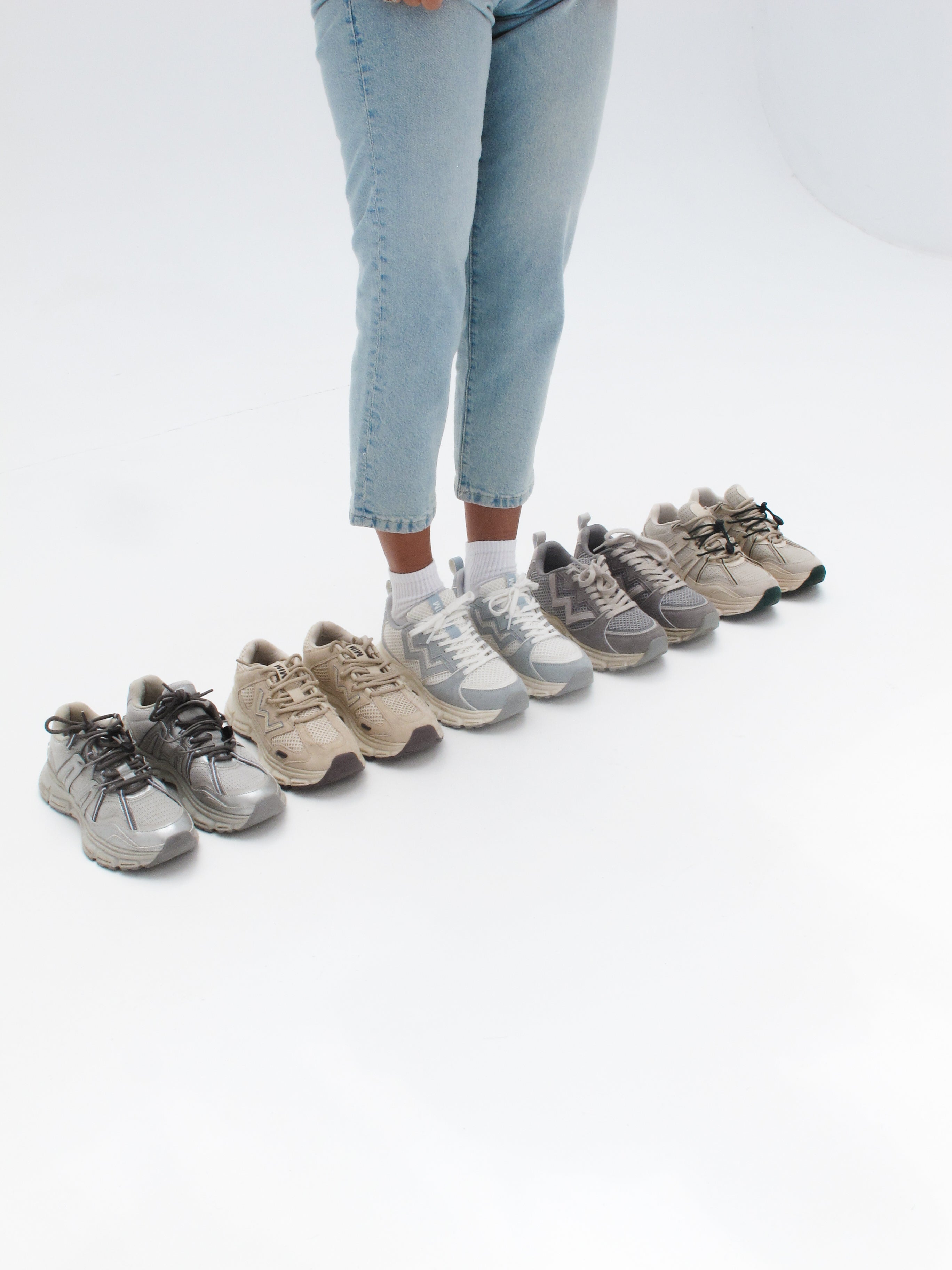 MIM Zapatilla Mesh Beige