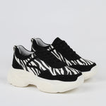 MIM Zapatilla MS39 W Black Zebra