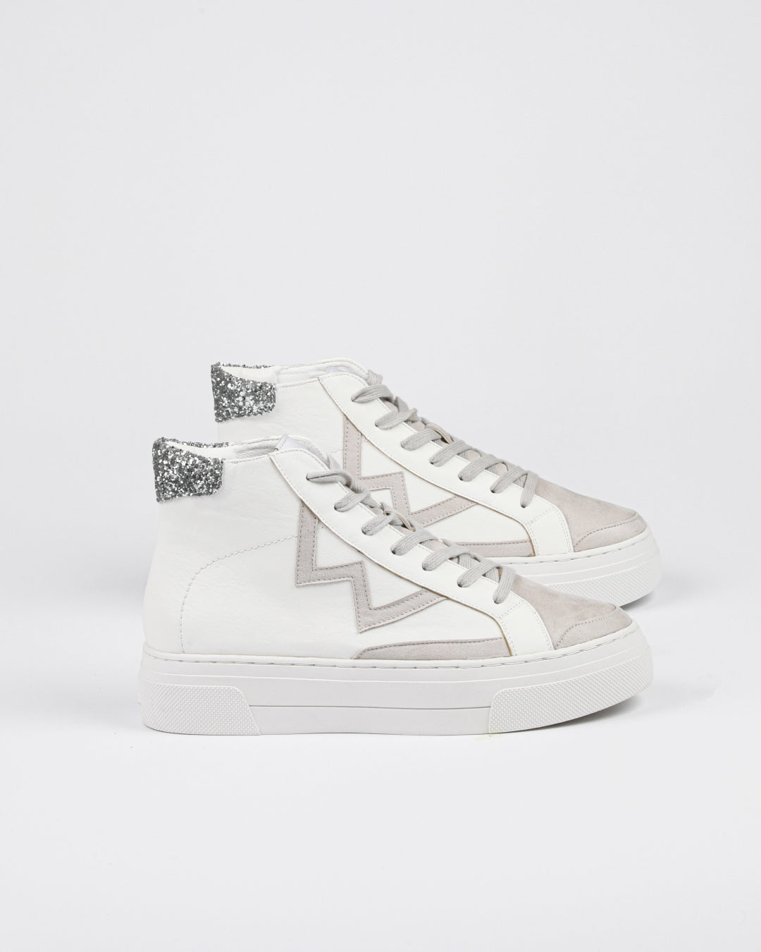 MIM Zapatilla ZELDA TOP GLITTER GRIS