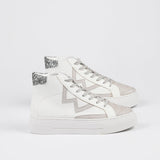 MIM Zapatilla ZELDA TOP GLITTER GRIS