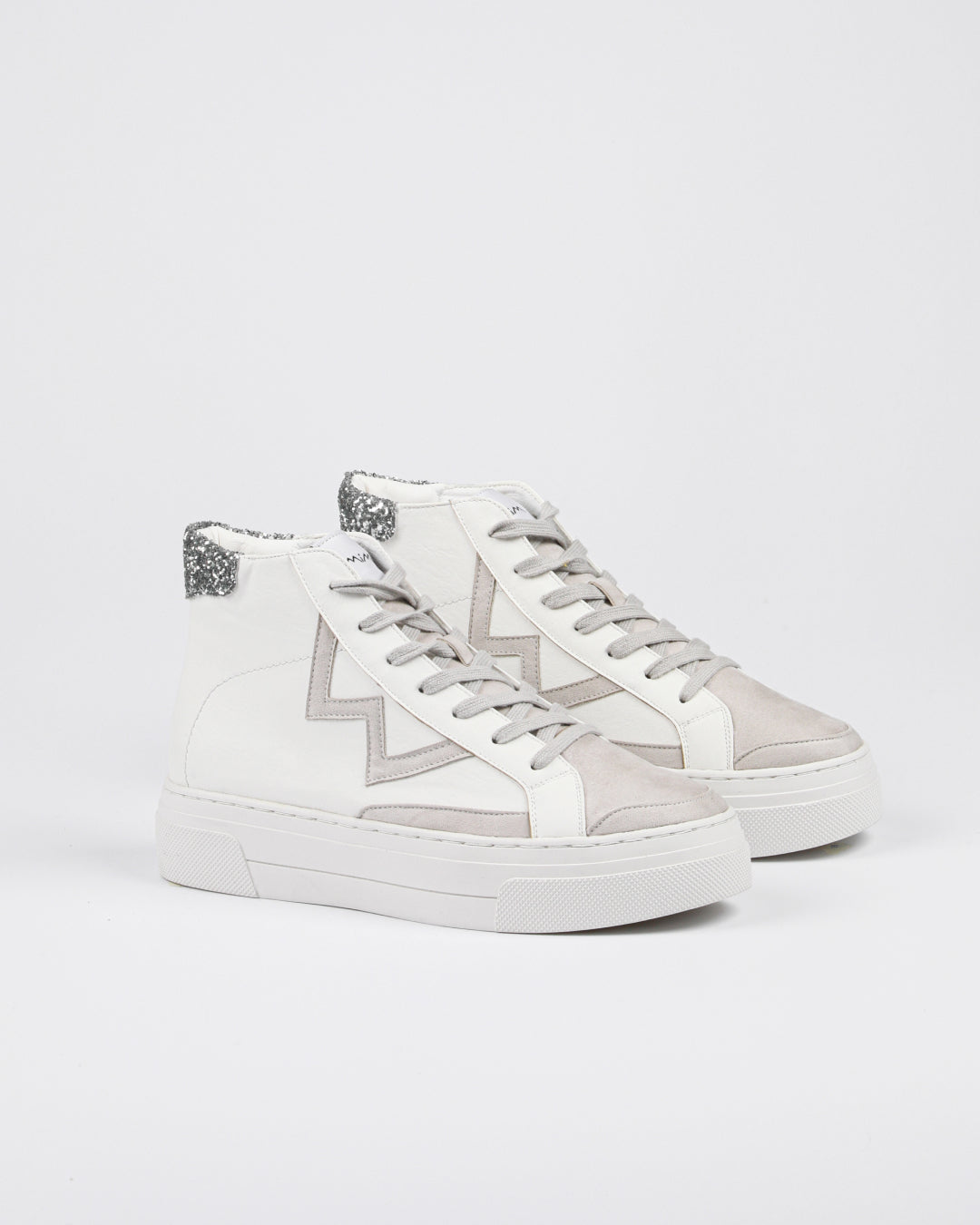 MIM Zapatilla ZELDA TOP GLITTER GRIS