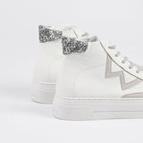 MIM Zapatilla ZELDA TOP GLITTER GRIS