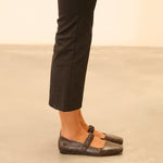 MIM Zapato Plano DEVI CHOCOLATE SNAKE