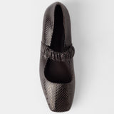 MIM Zapato Plano DEVI CHOCOLATE SNAKE