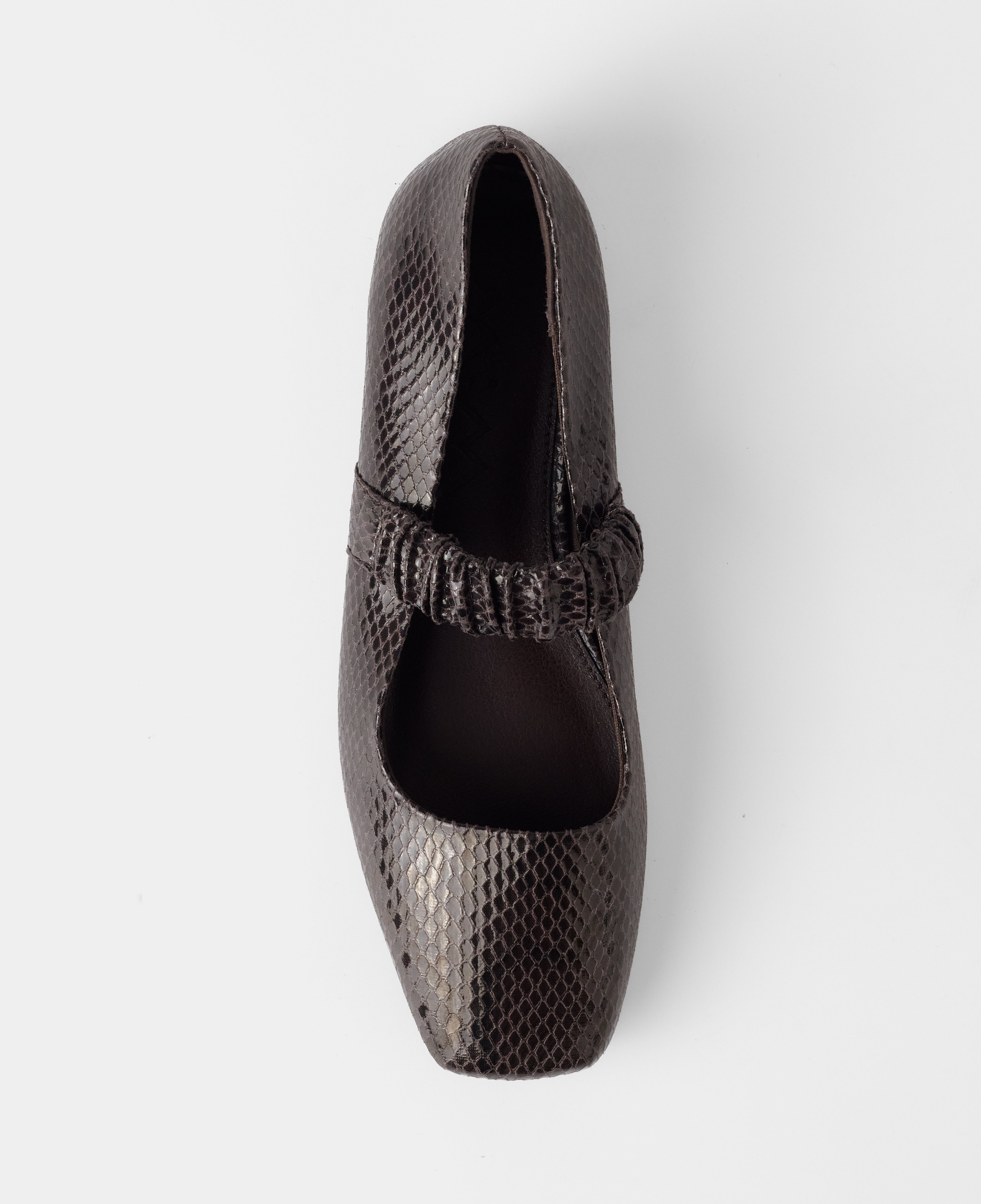 MIM Zapato Plano DEVI CHOCOLATE SNAKE